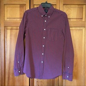 J Crew Slim Fit Flex Washed Button Down